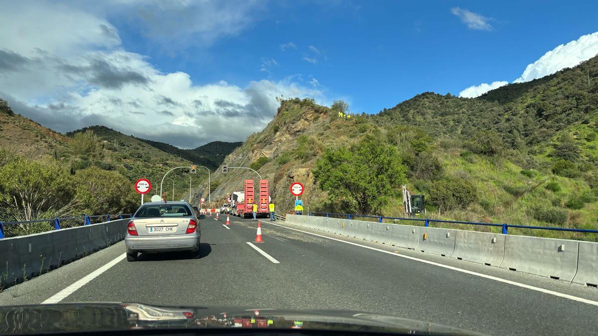 Retenciones este fin de semana en la autovía A-45.