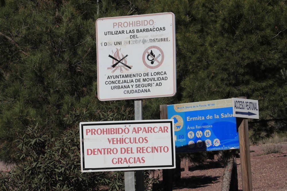 Atípico día de la Romería en La Hoya