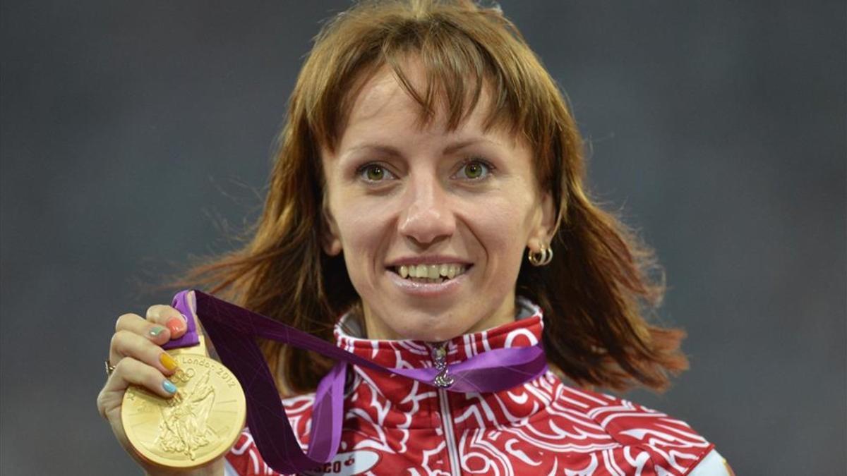 Savinova, campeona olímpica en Londres 2012