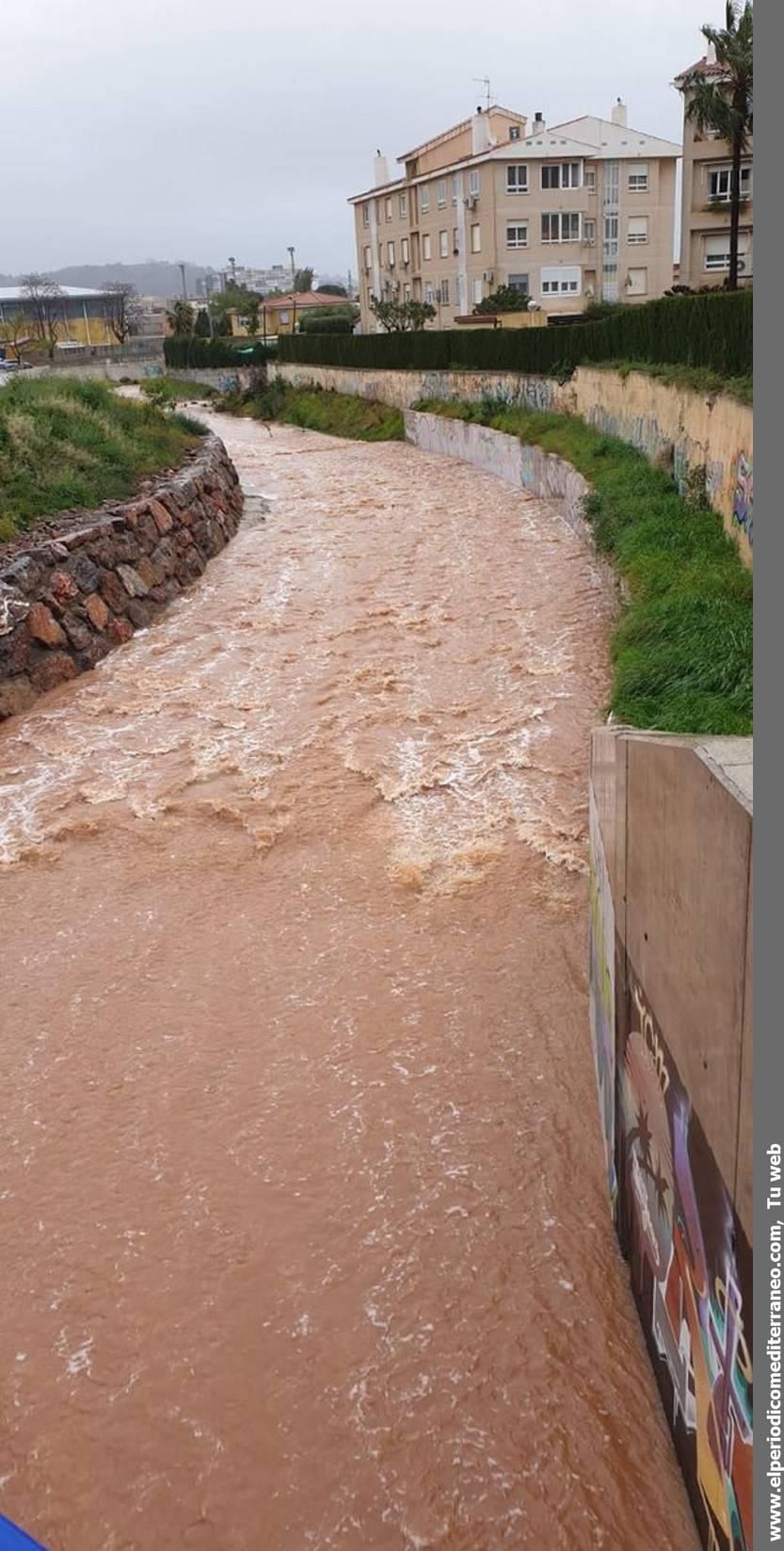 Aquí tienes las imágenes más espectaculares de la lluvia en Castellón