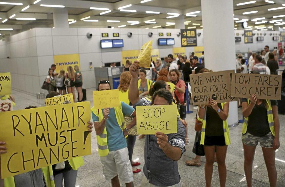 Ryanair-Streik: Das spielte sich im Airport Palma de Mallorca ab