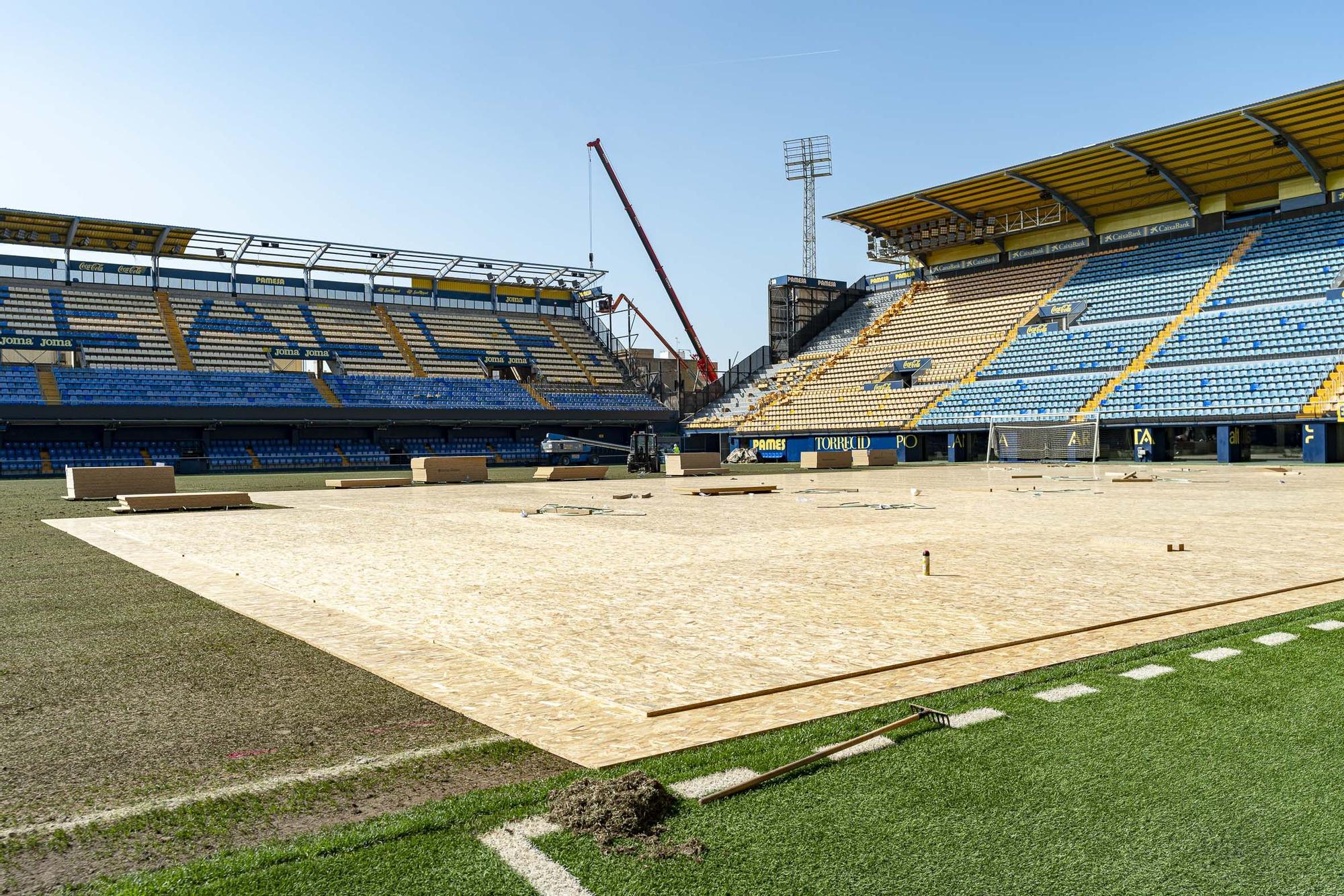 Así está siendo el inicio de las obras del Estadio de la Cerámica