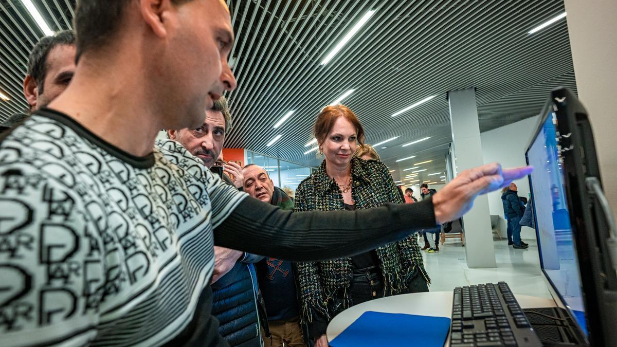 Inauguración de la exposición 'Zaragoza, el fútbol en e_volución' en Etopía