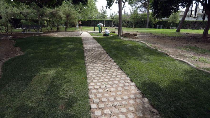 Terminan las obras en el parque Gulliver