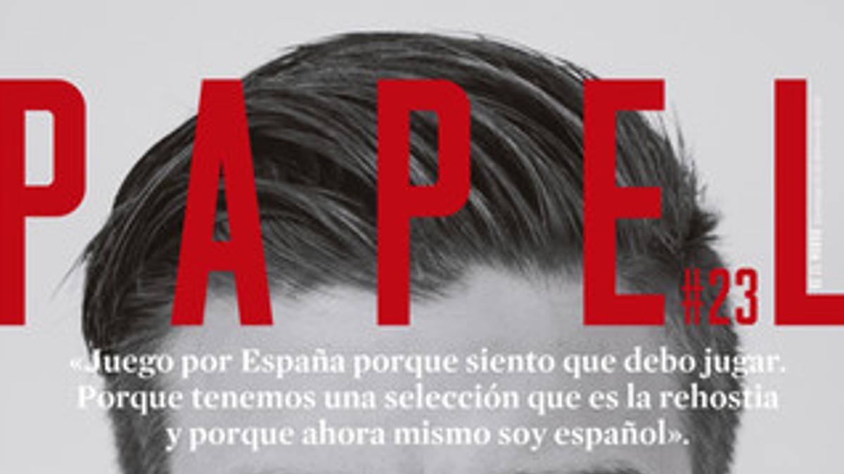 Esta es la portada del dominical 'Papel'