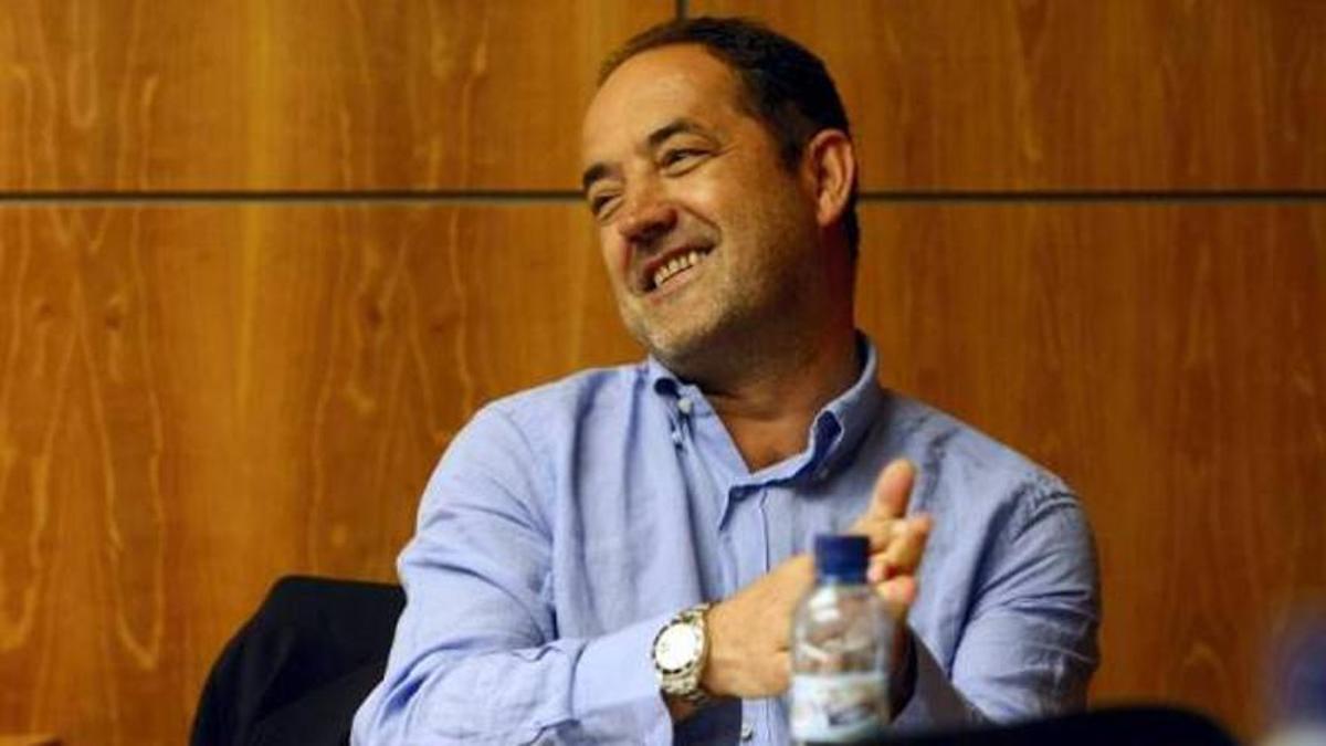 Agapito Iglesias, durante una entrevista.