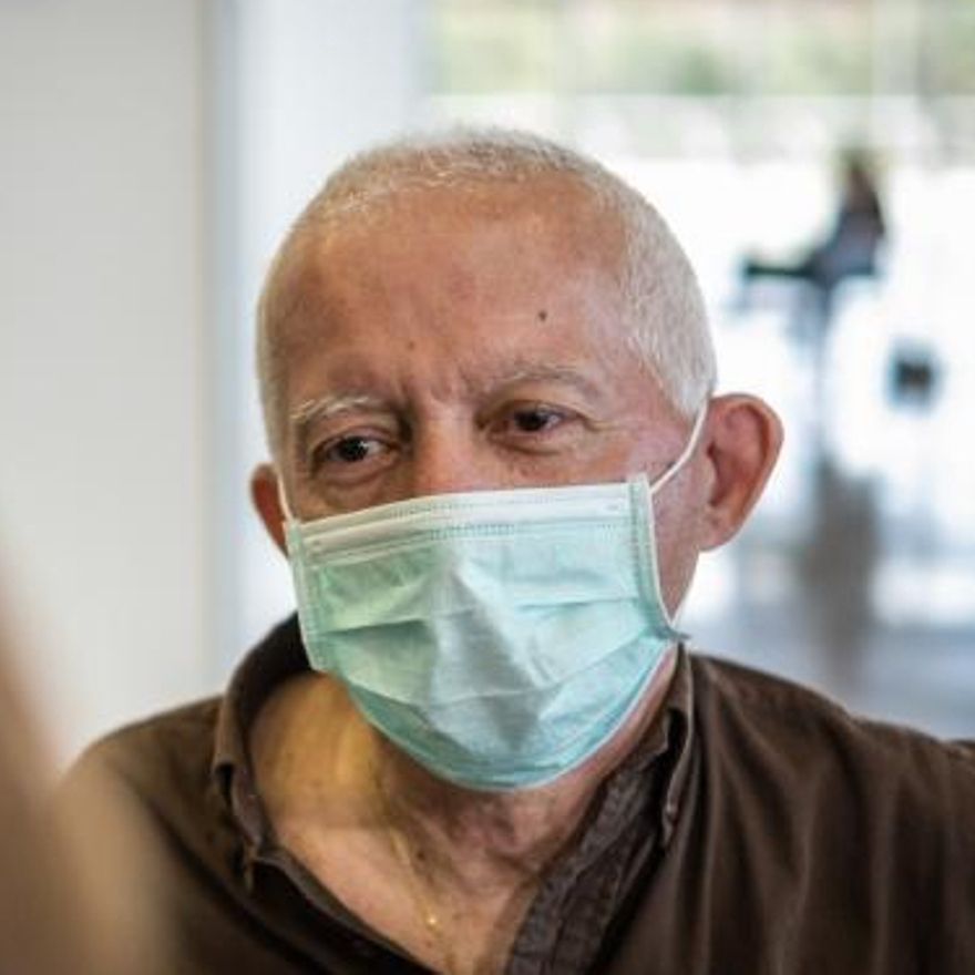 José Carmelo Noda. Vacunado contra el coronavirus