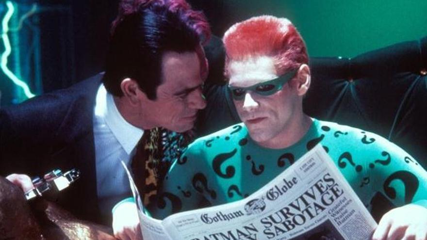 Tommy Lee Jones y Jim Carrey en &#039;Batman Forever&#039;.