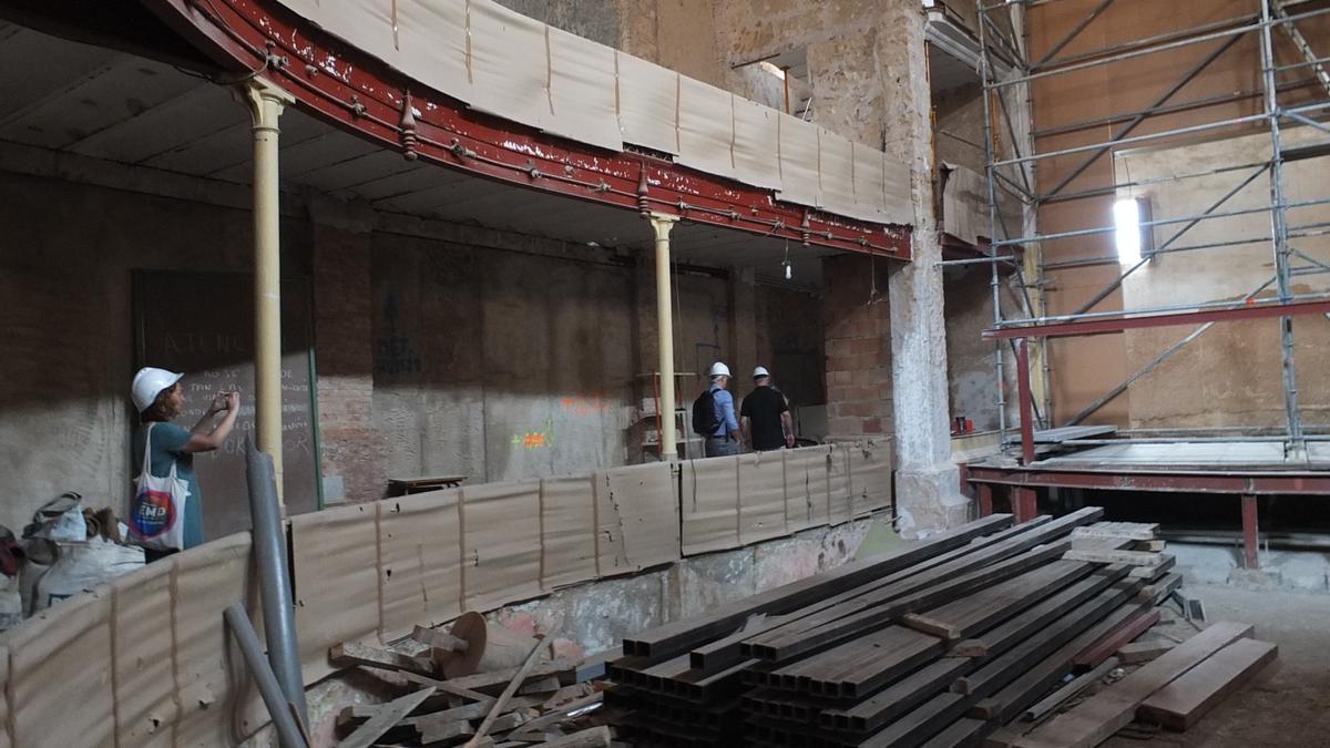 Sóller: Las obras de reforma del teatro Defensora vuelven a paralizarse