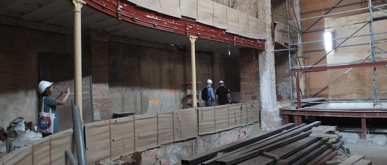 Sóller: Las obras de reforma del teatro Defensora vuelven a paralizarse