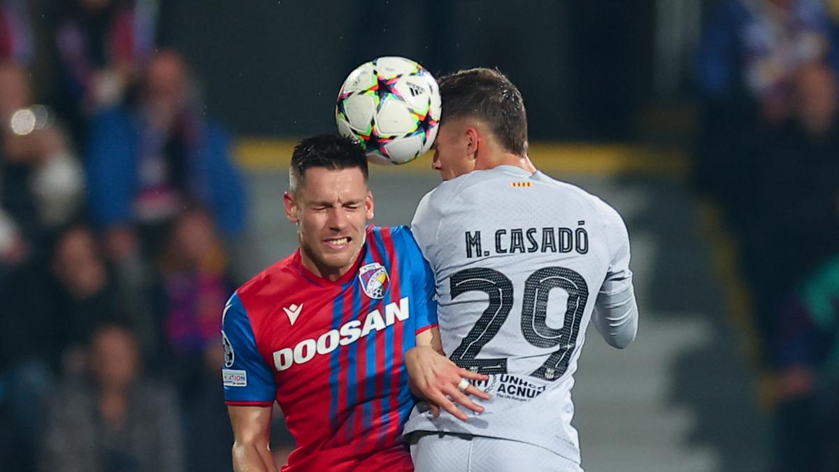 Marc Casadó, contento por el debut con el primer equipo del FC Barcelona