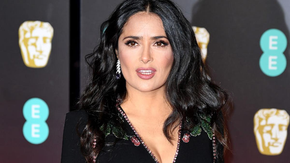 Salma Hayek en los Bafta 2018