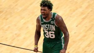 Marcus Smart, durante el partido.