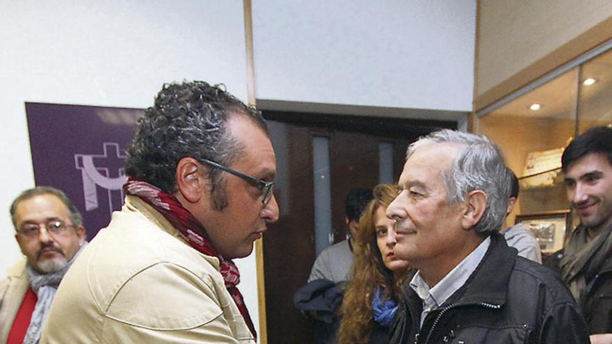 Hernando y Lorenzo tras las elecciones de noviembre de 2013.