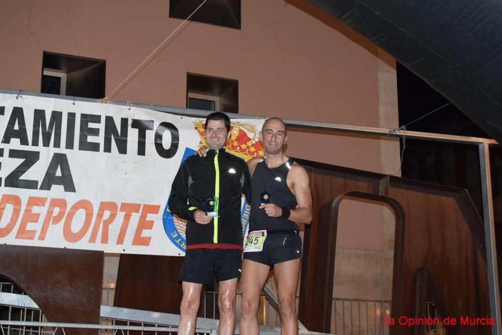 Podios IV Carrera Popular Puentes de Cieza