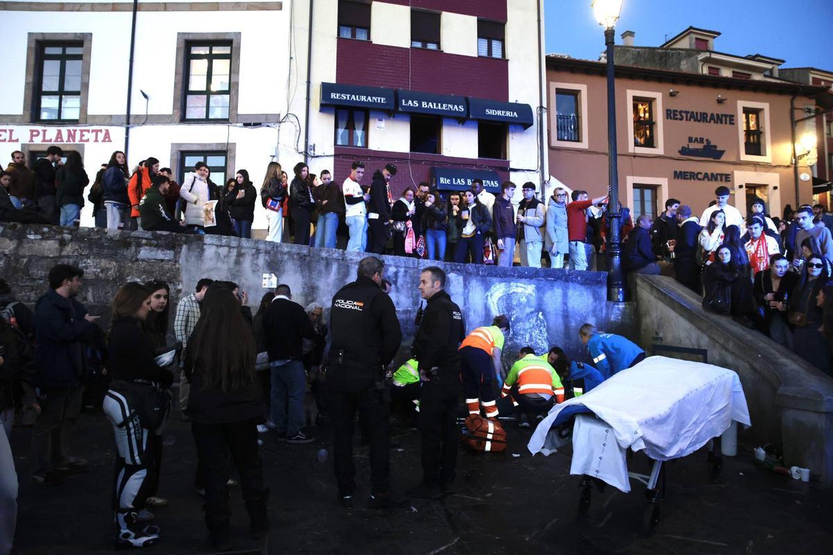Operativo sanitario y policial por dos personas heridas al caer en la Cuesta del Cholo, en imágenes