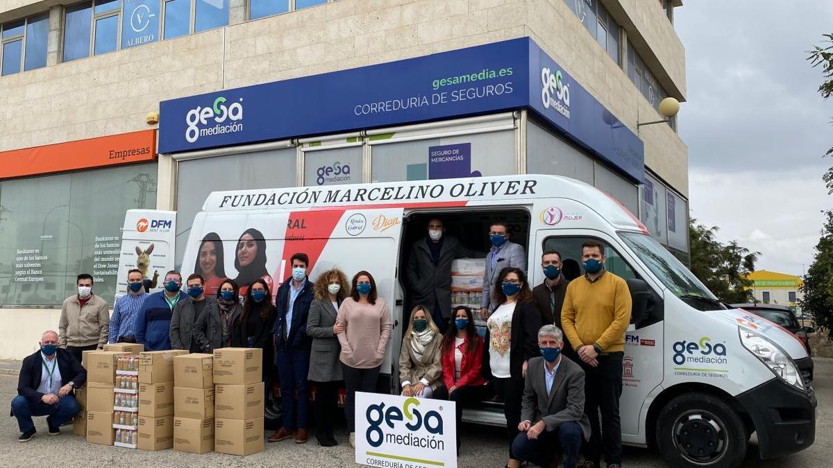 Gesa Mediación dona más de 1.000 kilos de productos de primera necesidad