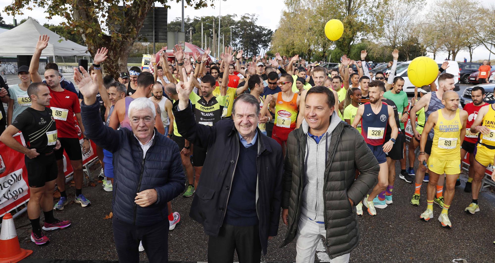 Saad Slimani y Esther Valiño conquistan la Medio Maratón de Vigo