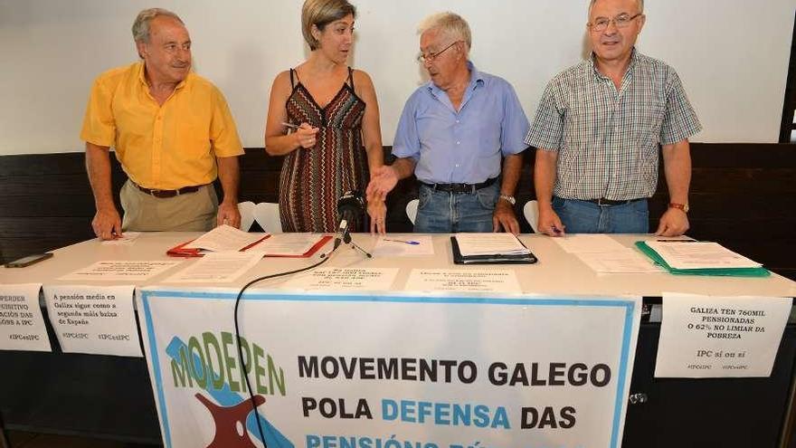 Modepen presentó ayer en rueda de prensa su nueva campaña de movilizaciones. // Gustavo Santos