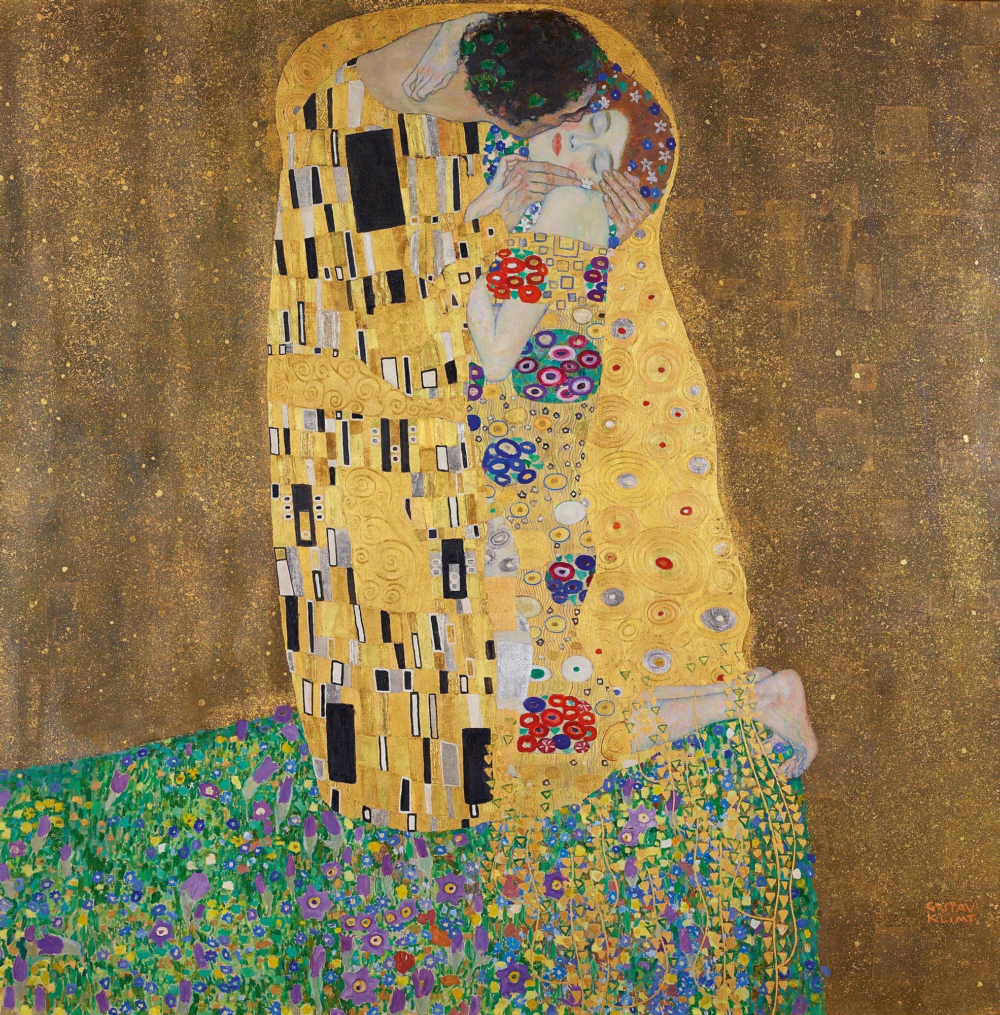 'El beso' de Gustav Klimt