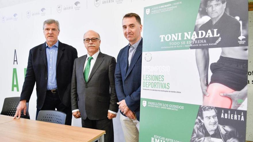 Paco Alonso, Eduardo García y Mario Bárbara, en la presentación.