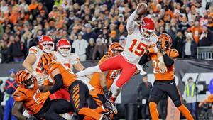 Patrick Mahomes volvió a dejar una gran jugada en el encuentro ante Bengals