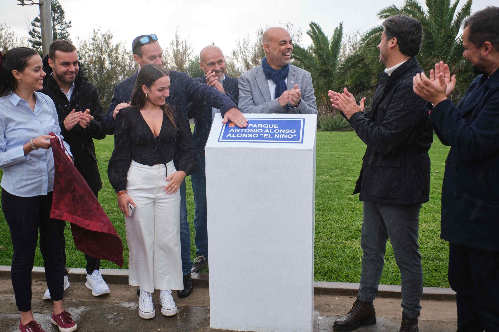 El parque de Las Furnias, en La Laguna, pasa a ser el de Antonio Alonso, el Niño