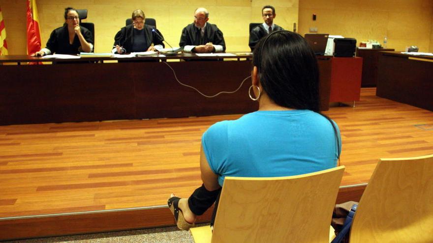 F.S.M. durant un dels judicis a l&#039;Audiència de Girona