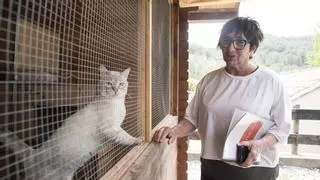 Rafaela González, responsable de l’Aixopluc: «El nostre principal repte és que tinguem gàbies buides»