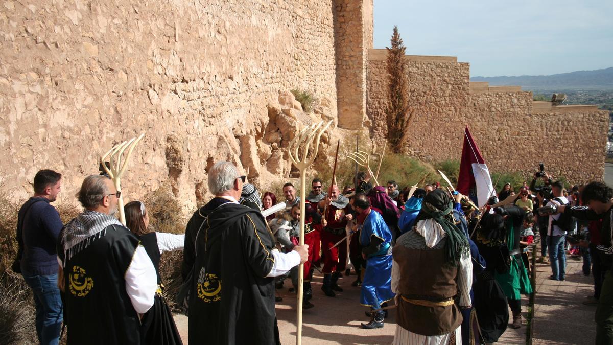 Refriega que precedió a la conquista del Castillo y posterior Capitulación.