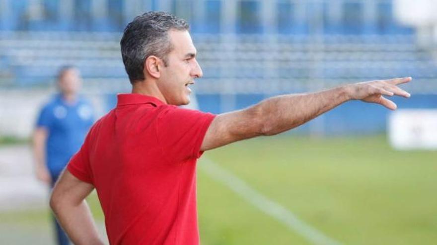 Pablo Lago, en el partido del pasado domingo ante el Lugones.