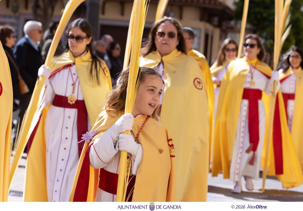 Gandia abre la Semana Santa con el Domingo de Ramos y el Vía Crucis Viviente