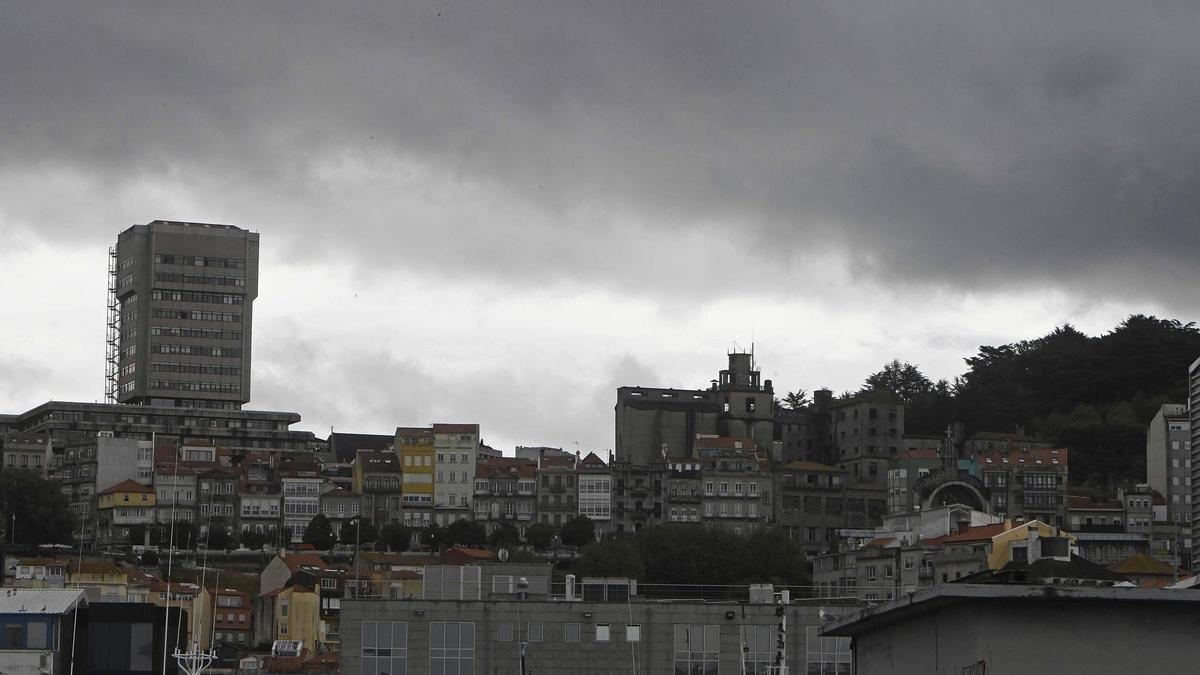 Vista general de la ciudad de Vigo desde O Castro.