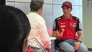 Marc Márquez: «Sí, sí, sembla que la mare vol que guanyi el petit»