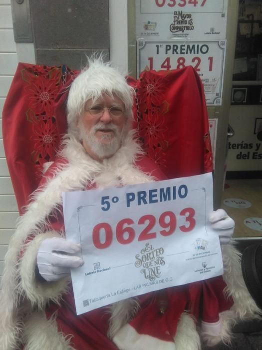 Estos son los afortunados de la Lotería Navidad en Canarias