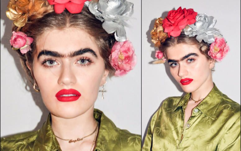 La modelo Sophia Hadjipanteli, impulsora del movimiento #unibrow, quiere cambiar los cánones de la belleza occidental.