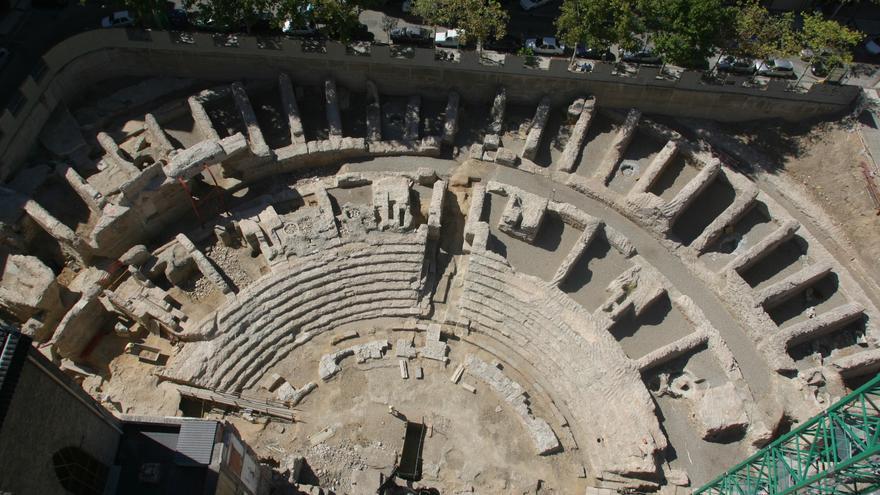 Medio siglo del descubrimiento del Teatro Romano de Zaragoza