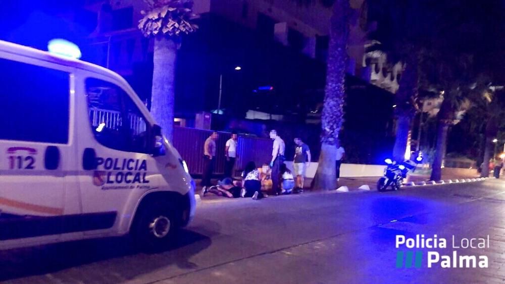 Disparan en la pierna a un hombre que apuñaló a dos alemanes en s'Arenal