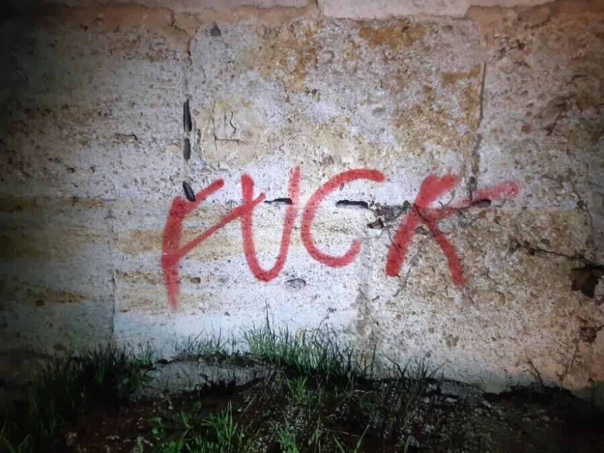 Pintadas en la Muralla de Zamora.