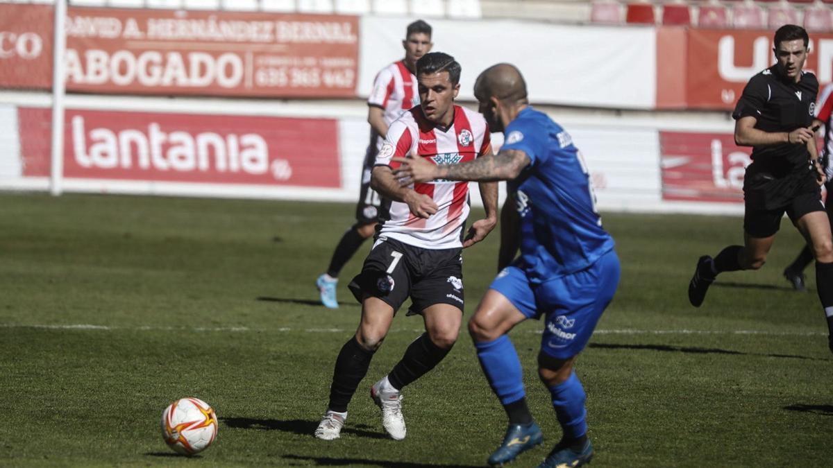 Dani Hernández, durante el partido