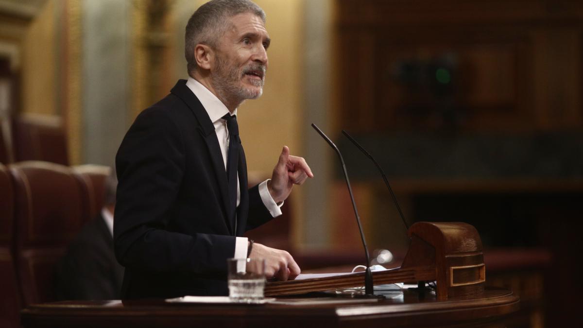 grande-marlaska intervención congreso diputados marzo 2021 ministro interior