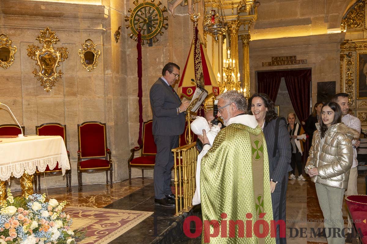 Presentación a la Vera Cruz de Caravaca de los niños nacidos en 2023