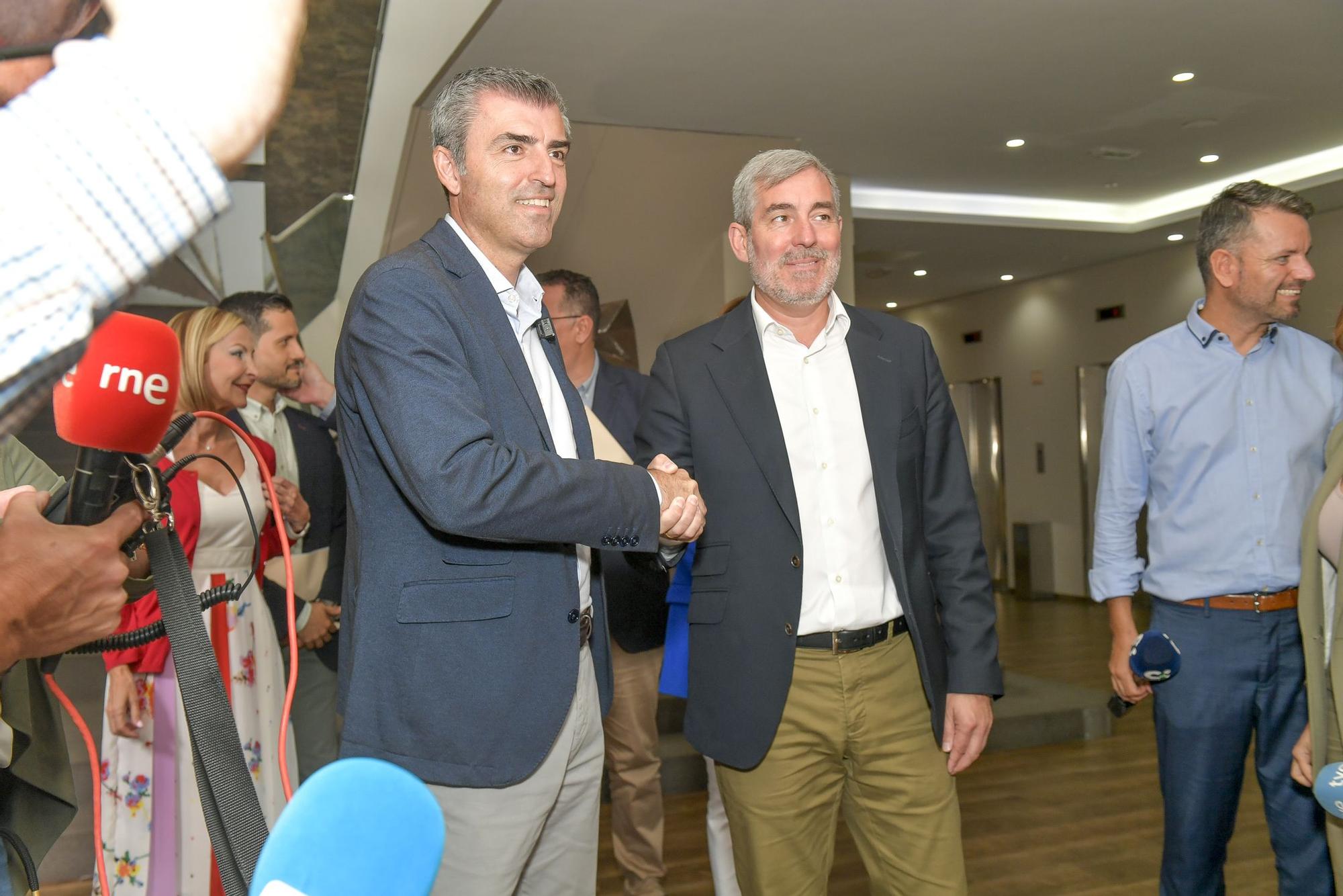 CC y PP acuerdan el pacto para gobernar Canarias