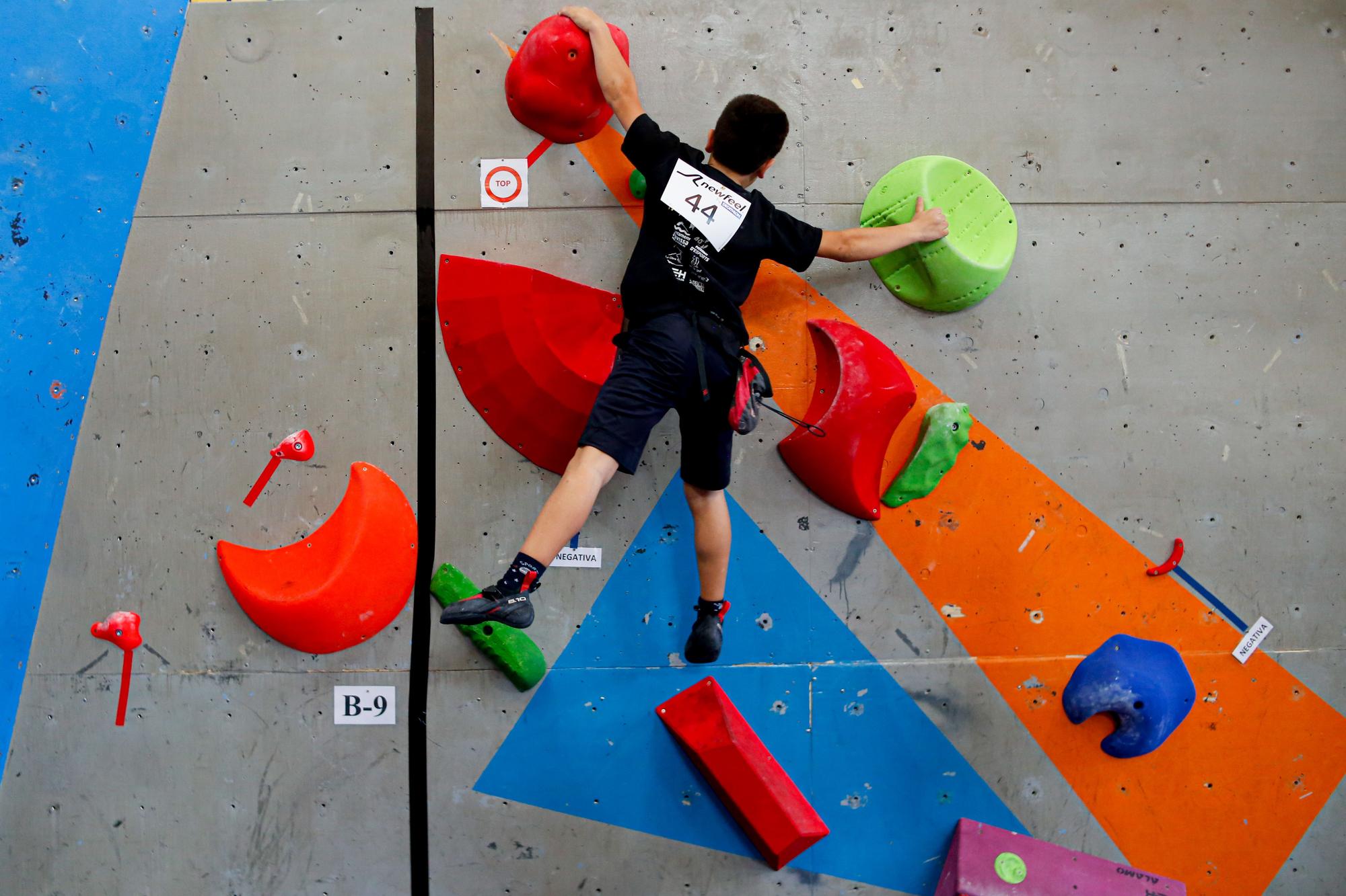 Las imágenes del Campeonato Balear de Escalada en Ibiza