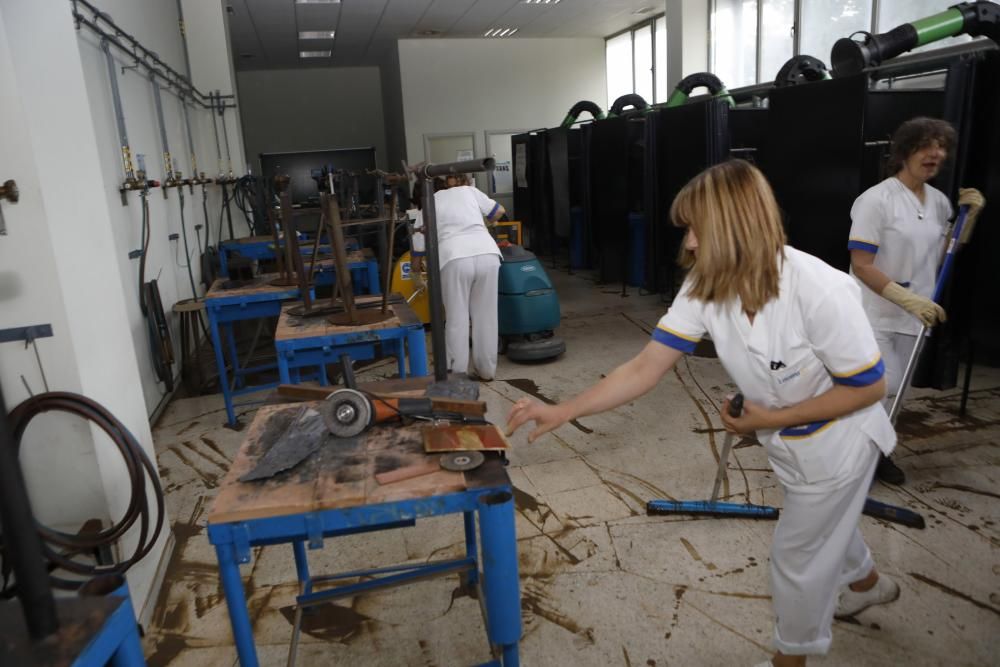 La inundación causa daños por más de millón y medio de euros en la Politécnica