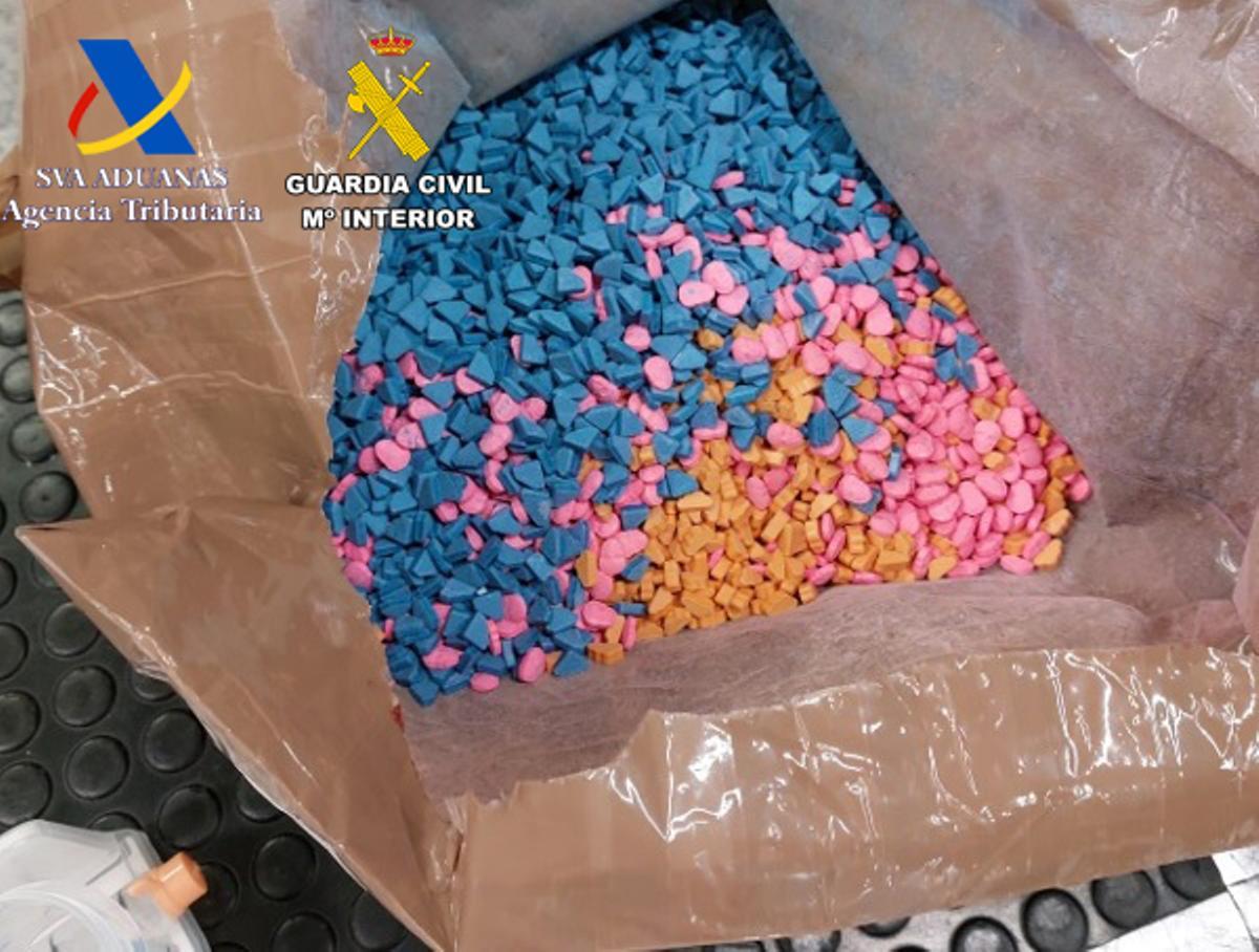 Pastillas de éxtasis intervenidas en la operación Cuberdon.