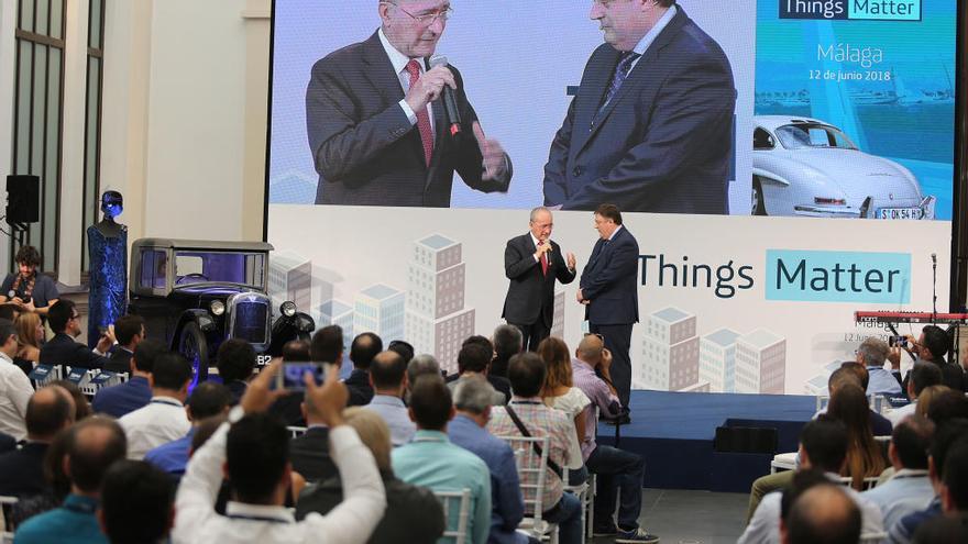 Un momento del congreso organizado por Telefónica ayer en Málaga.