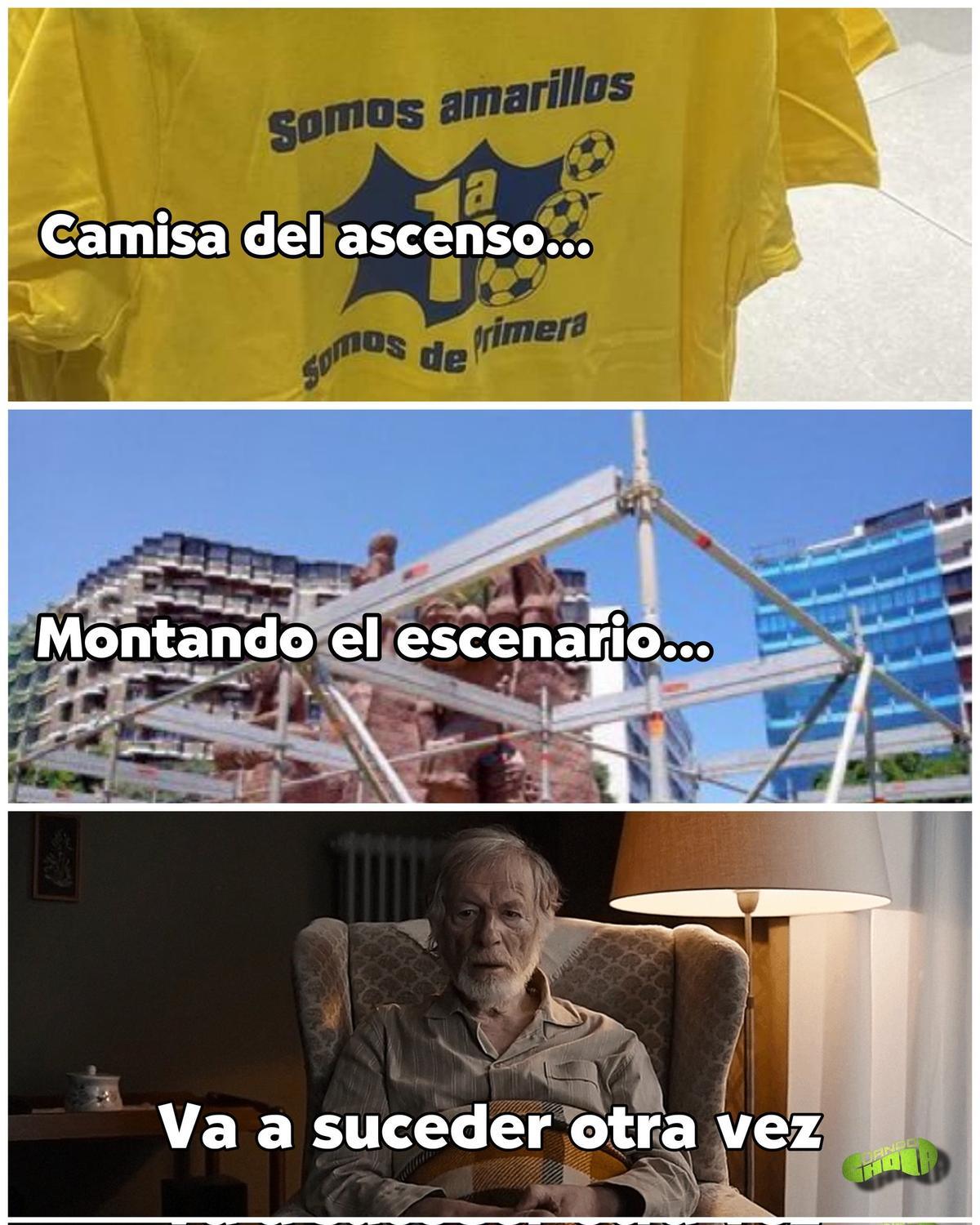 Uno de los memes de cara al posible ascenso de la UD Las Palmas.