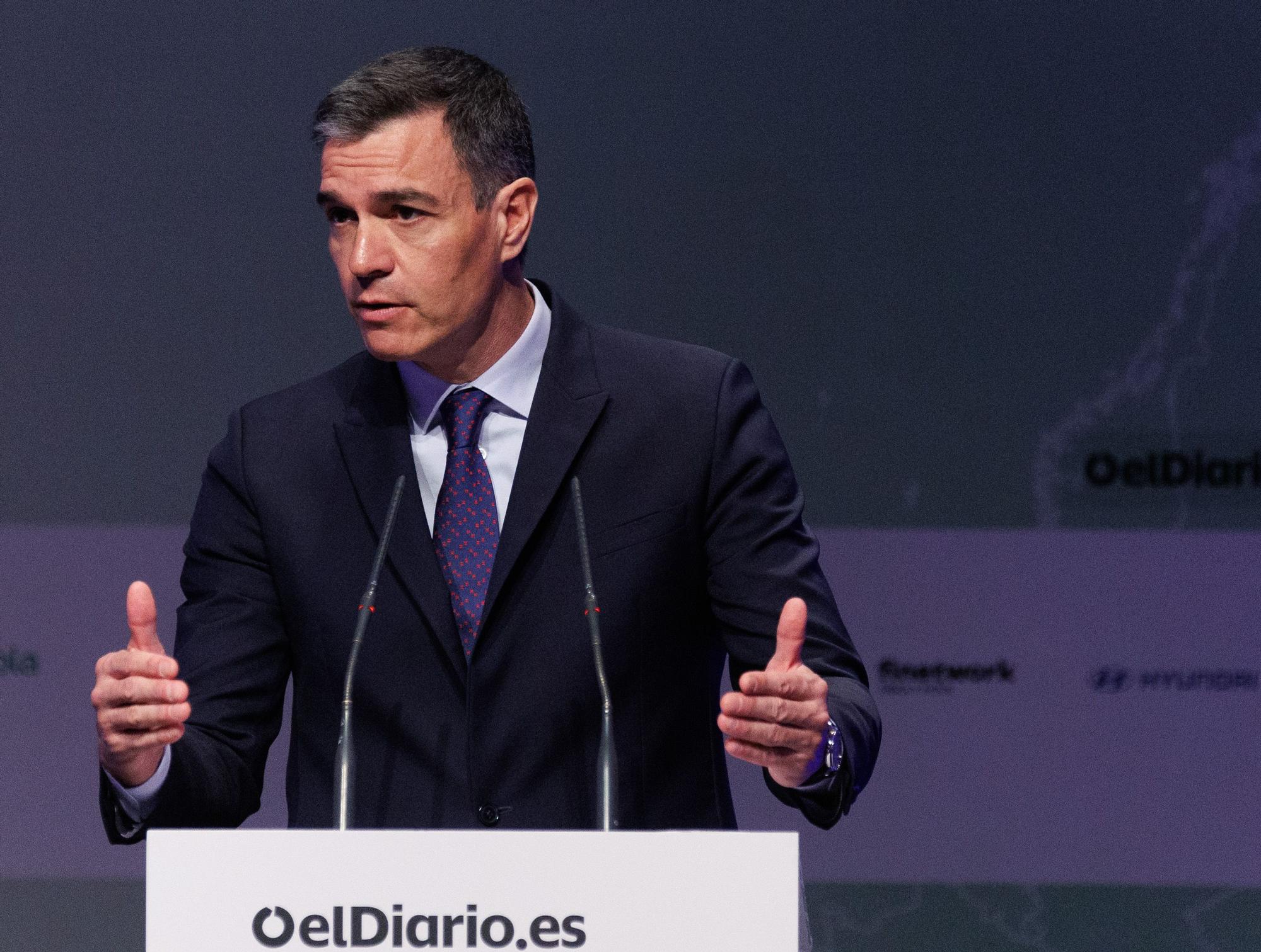 Pedro Sánchez, en la III Jornada de Fondos Europeos de Recuperación.