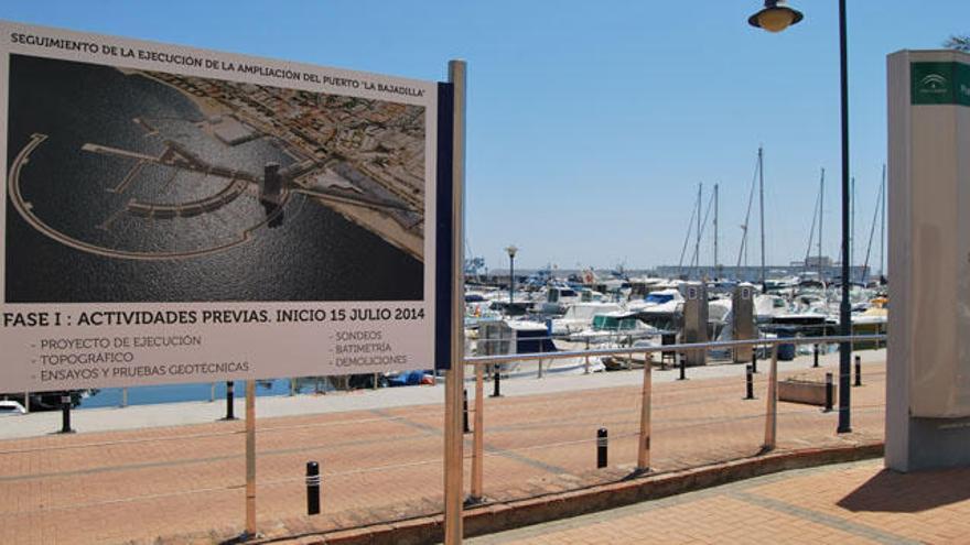 Imagen del puerto Marina La Bajadilla de Marbella.